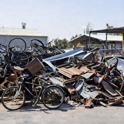 MRF metal scrap banner MRF metal scrap banner